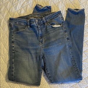 American Eagle Outfitters Women's Classic Blue Skinny Jeans